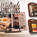 Chinese New Year Gifts, The Year of Horse Cookbook Stand for Kitchen Counter, Adjustable Tablet Recipe Book Holder