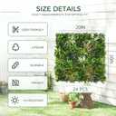 20"x20" (24 Pieces) Artificial Greenery Boxwood Hedge Panels