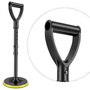 Mobility Aids Tool for Elderly, 17.3"-21.6" Height Adjustable Mobile Standing Aid Device for The Senior, Portable Stable Supports Equipment to Assist The Elderly in Getting Up from The Floor/ Ground