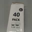 40 Sets Reusable Snack Containers Bulk , Double Compartment Snackle Box Container with Lids - Leak-Proof BPA-Free Food Storage, Condiments Portion Control Dip Cups for Kids School Lunches, Meal Prep (Transparent 40-pack)