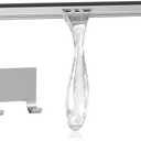 AmazerBath Squeegee for Shower Glass Door, Shower Squeegee for Glass Doors - All-Purpose Squeegee with Hook for Shower Doors, Windows, Mirrors, Tiles and Car Glass, 12 Inches - Clear