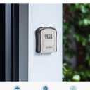Puroma Lock Box, Portable Key Lock Box with Removable Cable Handle, Resettable Combination Lockbox Wall-Mounted Key Lockbox for House Key, Home, Office, Apartment Warehouse Key Storage (1 Pack, Grey)