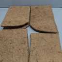 Legigo 4 Pack 30 Inch Square Coco Liners Planter Baskets Liner- Natural Coconut Coir Fiber Liner Replacement, Window Box Liners Trough Coconut Liners for Wall Planter Garden Deck Fence Flower Baskets