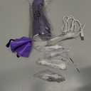 AquaSonic Water Flosser - Cordless Rechargeable Water Flossers for Teeth Cleaning - Waterproof Aqua Flosser, Portable Oral Irrigator for Dental Cleaning with 5 Jet Tips  Braces Home Travel (Satin Purple)