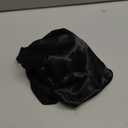 Silk Bonnet Satin Bonnet for Sleeping Large Bonnets with Tie Band Hair Wrap with Adjustable Straps Hair Cap for Women Curly Black