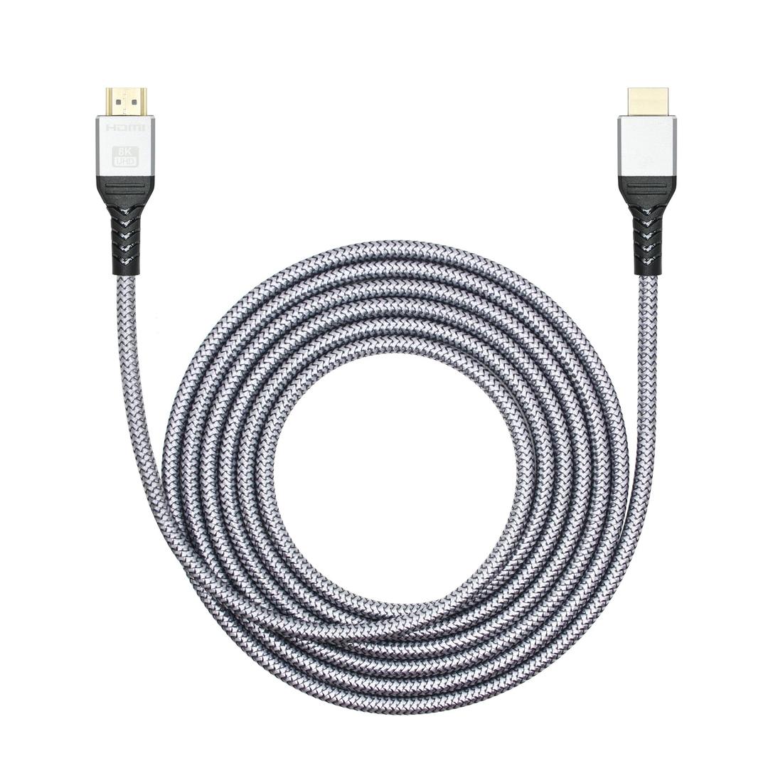 HDMI 2.1 8K HD Cable 9FT, 8K@60Hz, 4K@144Hz, 48Gbps, Aluminum alloy shell