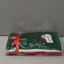 Upgraded Thick & Large 16" x 27" Christmas Hand Towels, 100% Pure Cotton Bathroom Towel Set Kitchen Washcloths for Drying & Cleaning, Perfect Xmas Holiday Home Decor Set of 3 (Red, White, Green)