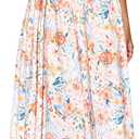 YATHON Long Summer Dresses for Women 2026 Casual Yellow Floral Maxi Beach Vacation Wear with Pockets Sundress Getaway (YT638-Yellow Floral 06, S)
