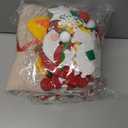 2 x TOBEHIGHER 3Ft DIY Felt Christmas Tree for Kids, 29pcs Detachable Ornaments Toddler Wall Hanging Christmas Tree with String Light (Batteries not Included) (Small, Three layers of snow edge)