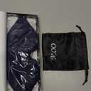 MZOO Luxury Sleep Eye Mask for Side Sleeper Men Women, Zero Eye Pressure 3D Sleeping Mask, Light Blocking Patented Design Night Blindfold, Soft Eye Shade Cover for Travel, Blue