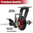 6 Inch Outdoor Caster Wheels Set of 4 Heavy Duty for All Terrain