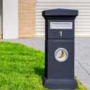 20 Pieces House Numbers Mailbox Numbers 0-9, 3D Door Address Numbers Self Adhesive Mailbox Numbers Sticker or House, Apartment, Office, Hotel Room, Mailbox Signs (Bronze,3 Inch)