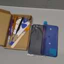 Rear Back Glass Replacement for iPhone 15 Plus 6.7-inches with Reparing Tool Kit and All Necessary Parts (Black)