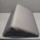 Bedluxe Knee Wedge Pillow, Memory Foam Leg Pillow Knee Pillow for Back Sleeping, Wedge Pillows for Legs Post Surgery, Triangle Pillow for Knee Support, Leg Elevation, Knees Hip Back Pain Relief, Grey (23.6*18.9*7.9 Inch)