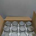 Lyellfe 12 Pack Wide Mouth Mason Jars, 16 Oz Short Glass Canning Jar with Airtight Lids, Food Safe Jam Spice Jar for Honey, Jelly, Wedding Favors, DIY Project, Dishwasher Safe