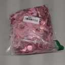 Pufogu 12 "x 108" Sequin Table Runner, Pink Glitter Premium Big Sequin Table Runner, Rectangle Table Runners for Halloween, Christmas, Wedding Party, Birthday Party, Banquet Decor (1 Pack).