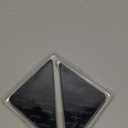 Rabenda 12 Pcs Rug Tape, Non Slip Rug Pads Grippers for Hardwood Floors and Tiles, Reusable Carpet Tape for Area Rugs, Double-Sided Adhesive Rug Stickers Keep Corners Flat (Black)