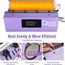Tumbler Heat Press Machine 110V Tumbler Mug Press for 30oz 20oz 16oz Sublimation Straight Skinny Tumblers Glass Jar Cans & 11-15oz Mugs, DIY Cup Heat Press Transfer Print, Purple