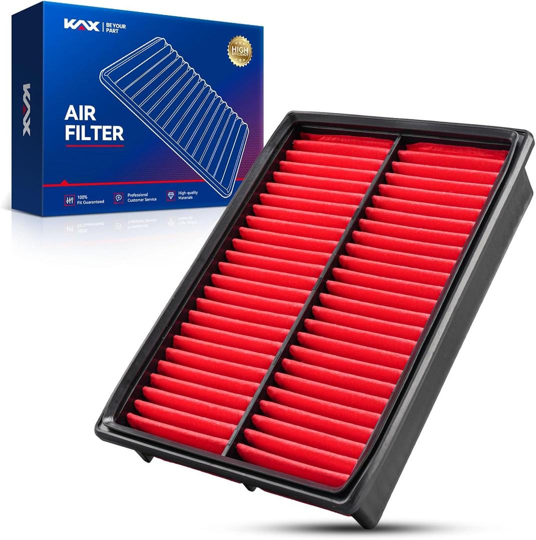 KAX Premium Engine Air Filter, CA9898 Replacement for Mazda 3 2004-2013, 3 Sport 2009-2013, Mazda 5 2006-2010, 2012-2017, 2.0L 2.3L 2.5L, Rigid Panel