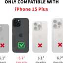 DJDUCK Designed for iPhone 15 Plus Case Wallet with Card Holder, [Magnetic Clasp Cover] [RFID Blocking Leather Protection] Shockproof Women Men Cases 6.7 Inch for Apple 15 Plus Bright Blue