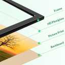 12x18 Picture Frame for Wall Display, 12x18 Black Picture Frame with Shatter Resistant Plexiglass, Stable and Sturdy 12 x 18 Poster Frame for Wall Display, Handpicked Gift Collection, Pack of 1