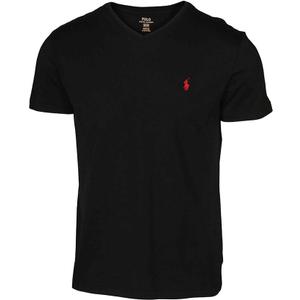 Polo RL Men's Classic Fit V-Neck T-Shirt (Black, XL)