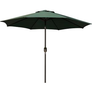 9' Outdoor Patio Umbrella, Outdoor Table Umbrella, Yard Umbrella, Market Umbrella with 8 Sturdy Ribs, Push Button Tilt and Crank