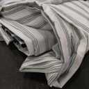 Tommy Hilfiger - Full Size Sheets Set, Crisp & Tailored Cooling Sheets with a Cotton Percale Lightweight Feel - Bed Sheets with Matching Pillowcases & Fitted Sheet (Cass Park Mix Green)