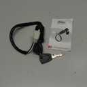 RUTU Ignition Switch with Key 4 Wire for 50cc 90cc 110cc 125cc TaoTao Sunl Coolster Apollo Chinese ATV Dirt Pit Pocket Bike Scooter Motorcycle Quad Go Kart 4 Wheeler Parts