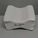 C CUSHION LAB Extra Support Orthopedic Knee Pillow for Side Sleepers - Healthy Alignment Leg Pillow for Sleeping - Hip, Pregnancy, Sciatica, & Back Pain Relief - Memory Foam Contour Wedge - Large Size