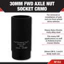Performance Tool W153 30mm Front Wheel Drive Axle Nut Socket
