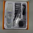 oneisall Dog Clipper Low Noise, Dog Grooming Kit with Rechargeable, Pet Shaver Cordless Electric Quiet Hair Clipper Set for Dogs Cats PetsGold