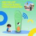 Insoles for Airtag Hidden Holder, Comfortable Shoe Inserts with Secure Tracker Device Case, Suitable for Kids, Adults and Elderly - Ideal for Tracking Shoes and Steps (270-300mm, Green)