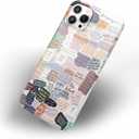 Bible Verse Collage Case for iPhone 14 Pro Max,Christian Jesus Quotes Pattern,Full Cover Smooth Tough PC Case for iPhone 14 Pro Max