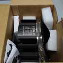 PYBBO Heat Powered Wood Chimneys Stove Fan, Pipe Fireplace Fan, 5 Blades Silent Operation Motors Fan, Winter Cocoon Stove Fan for Wood Burning Stove/ Pellet/ Log with Magnetic Thermometer