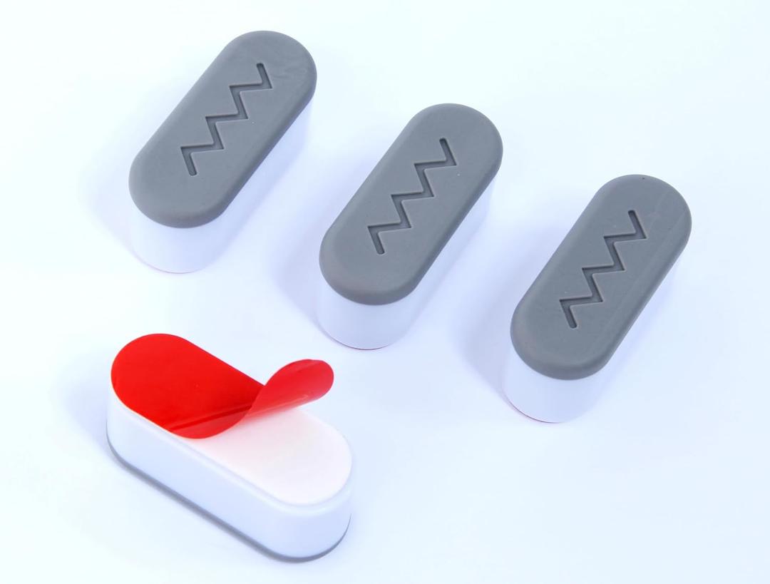 2 x Toilet Seat Bumper (Upgrade 3.0) Bidet Seat Bumpers with Strong Buffer and Adhesive Function for Bidet Attachment - Keep Your Toilet Seat More Secure and Comfortable!(4 Pieces)