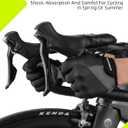 ROCKBROS Cycling Gloves for Men Women - Breathable Gel Pad Road Mountain Bike Gloves - Touch Screen Anti-Slip MTB Gloves for Cycling Workout Outdoor Sports