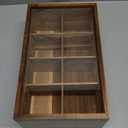 Ironwood Cornwall Tea Box, 8 Compartment Tea Organizer, Acacia Wood