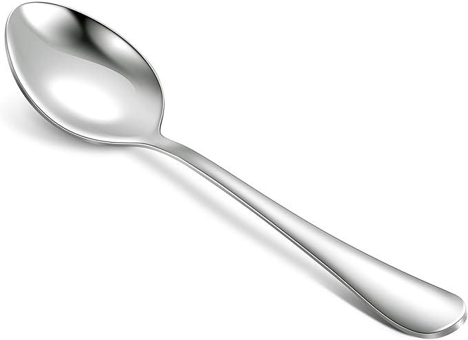 Hiware 12 Spoons Silverware Set, Food Grade Stainless Steel Flatware Cutlery Set for Home, Kitchen and Restaurant, Mirror Polished, Dishwasher Safe