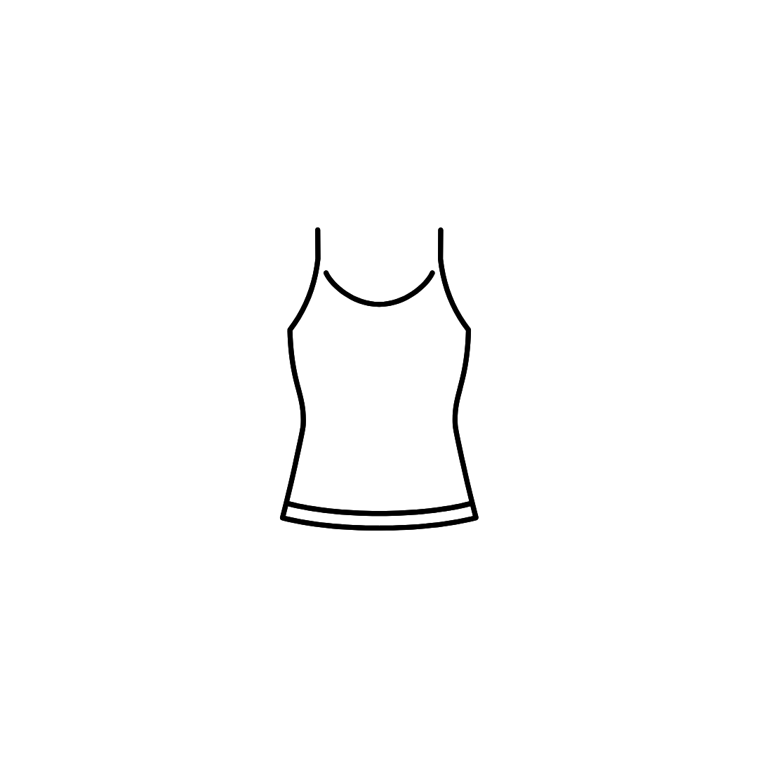 TOP, Size M, Silver