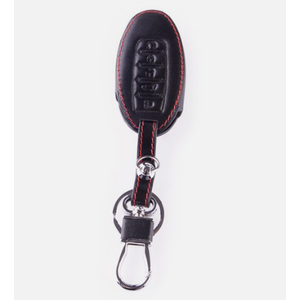 5 Button Car Fob Remote Case PU Leather Key Cover Fit for Nissan Rogue Qashqai