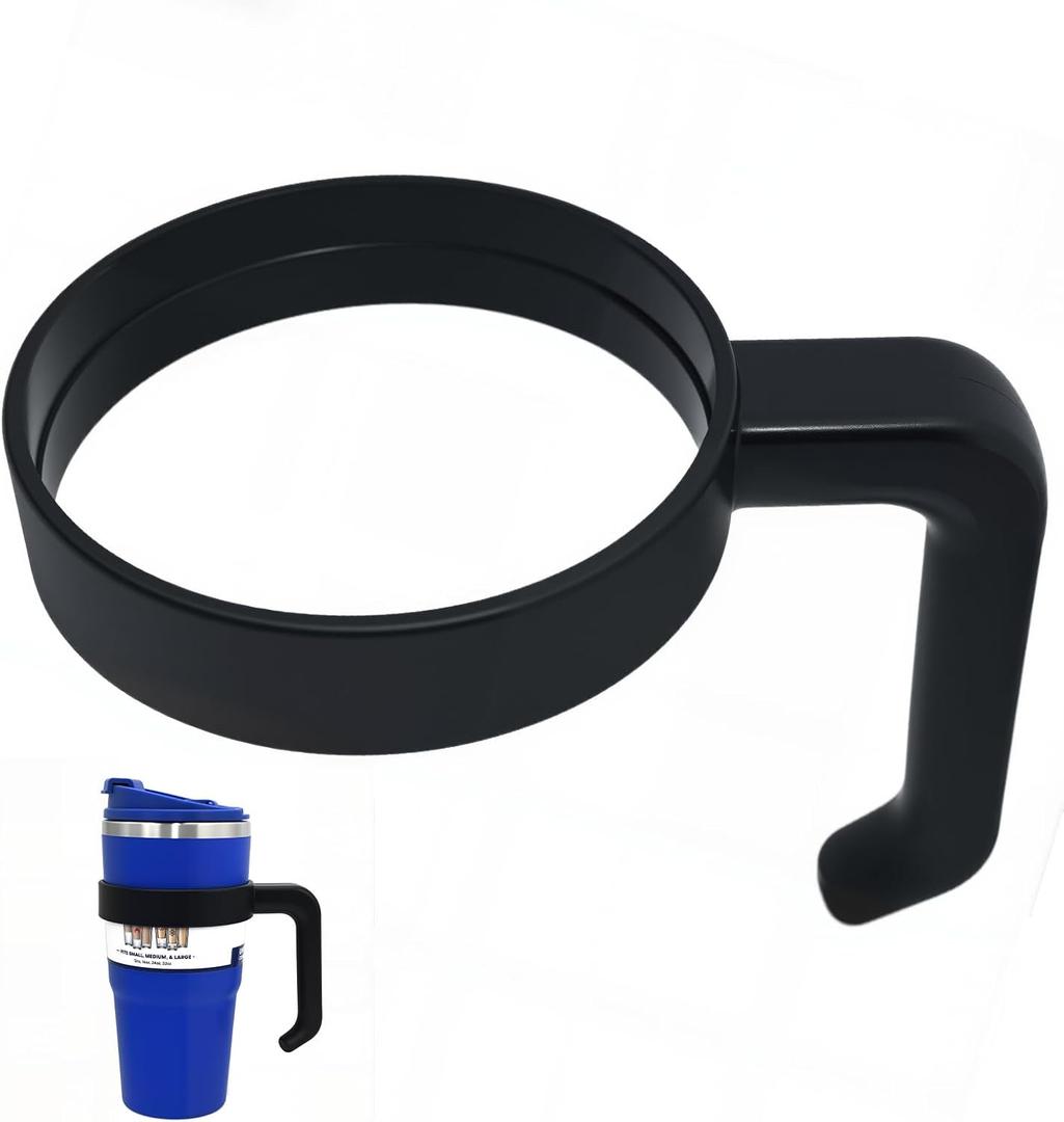 Silicone Handle Compatible with Frost Buddy Togo Buddy 30oz,Anti-Slip,Easy to Grip,Black Fit 30oz Only