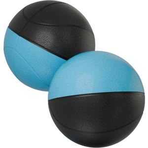 BAMMAX Mini Basketball for Mini Hoop | Indoor or Inside and Silent Play for Nerf Hoop | 4-inch for Kids & Toddlers | Soft Foam Basketball Indoor Game (Pack of 2). (Blue-Grey)