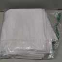 BGment White Short Blackout Curtains for Small Window 36 Inch Long, Thermal Insulated Curtains for Bedroom Loft Bathroom Basement Kitchen Soundproof Rod Pocket Café Curtains, 2 Panels, 42 Wide