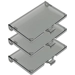 DBHC-1 Outdoor Horizontal Electrical Box Outlet Cover, Type 3r Enclosure Cover for Wet Locations, Extra Duty Exterior Receptacle Covers Replacement for DBHS1C/DBHM1C/DBHR1C/DBHB1C/DBHR141C (3 Pack)