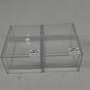 STORi Audrey Stackable Clear Bin Plastic Organizer Drawers | 2 Piece Set | Organize Cosmetics and Beauty Supplies on a Vanity | Made in USA (4.5" Tall)