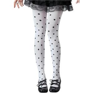 Milumia Women's Polka Dots Tights Cute Pantyhose Stocking (Multicolor) One Size