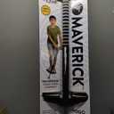 Flybar Maverick Pogo Stick for Kids Ages 5+, 40 to 80 Pounds, Perfect for Beginners, Easy Grip Handles, Anti-Slip Pegs, Outdoor Jumper Toys for Boys & Girls, Outside Toys for Kids (Black Lightning)