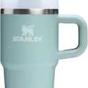 STANLEY Quencher H2.0 Tumbler with Handle and Straw 20 oz | Flowstate 3-Position Lid | Cup Holder Compatible for Travel | Insulated Stainless Steel Cup | BPA-Free | Seafoam