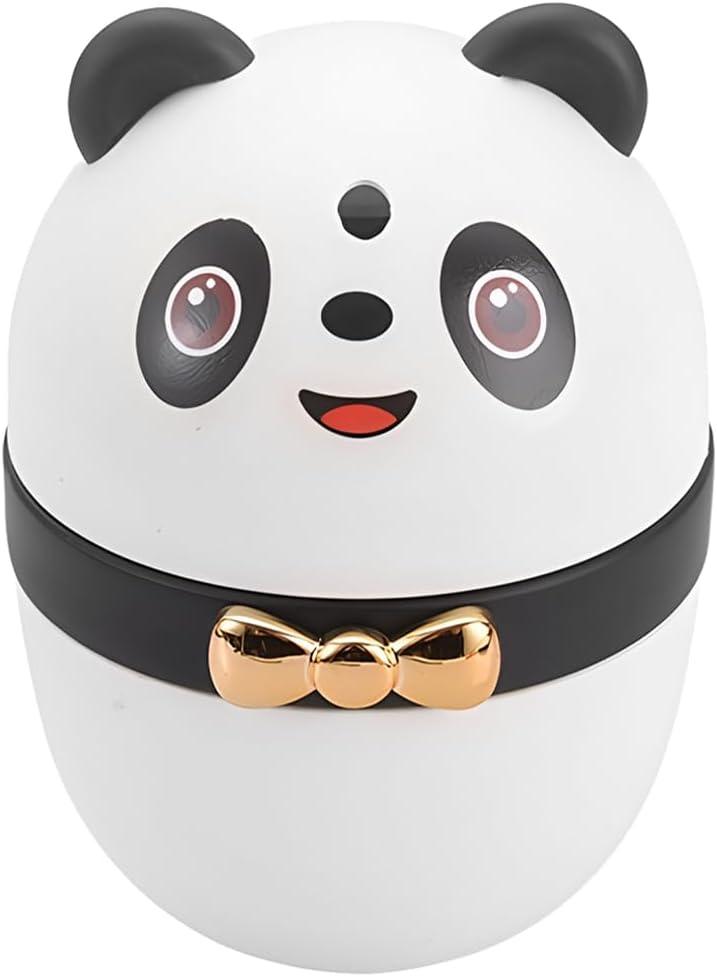 Luxshiny Cute Panda Toothpick Holder Dispenser Automatic Toothpick Box Pop-up Design Kitchen Table Accessory